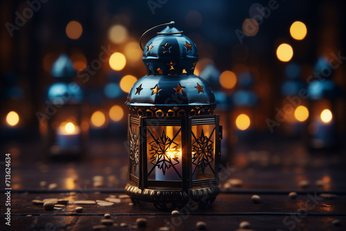 arabic lantern of ramadan celebration background © Creative Clicks