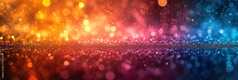 Obraz premium Abstract Orange Teal Green Pink Blurred Grainy, Background Image, Background For Banner, HD