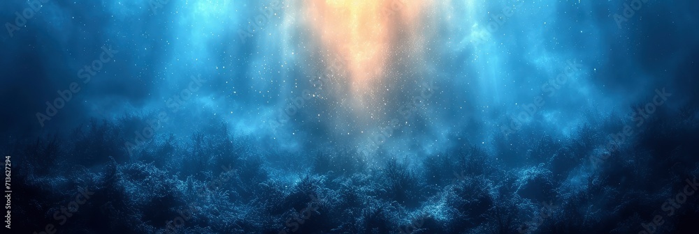 Blue Glowing Grainy Gradient Vertical Background, Background Image, Background For Banner, HD