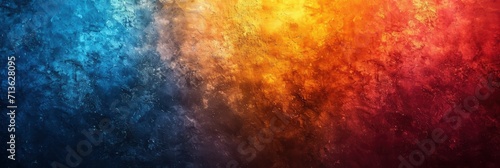 Blue Red Yellow Gradient Grainy Background Blurred, Background Image, Background For Banner, HD