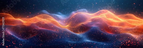 Dark Blue Grainy Textured Background Orange Purple, Background Image, Background For Banner, HD