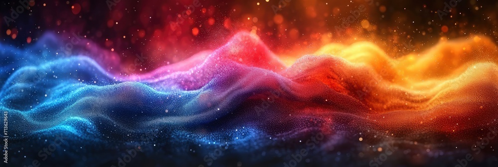 Dark Grainy Abstract Gradient Wave Background, Background Image, Background For Banner, HD Dark Grainy Abstract Gradient Wave Background, Background Image, Background For Banner, HD