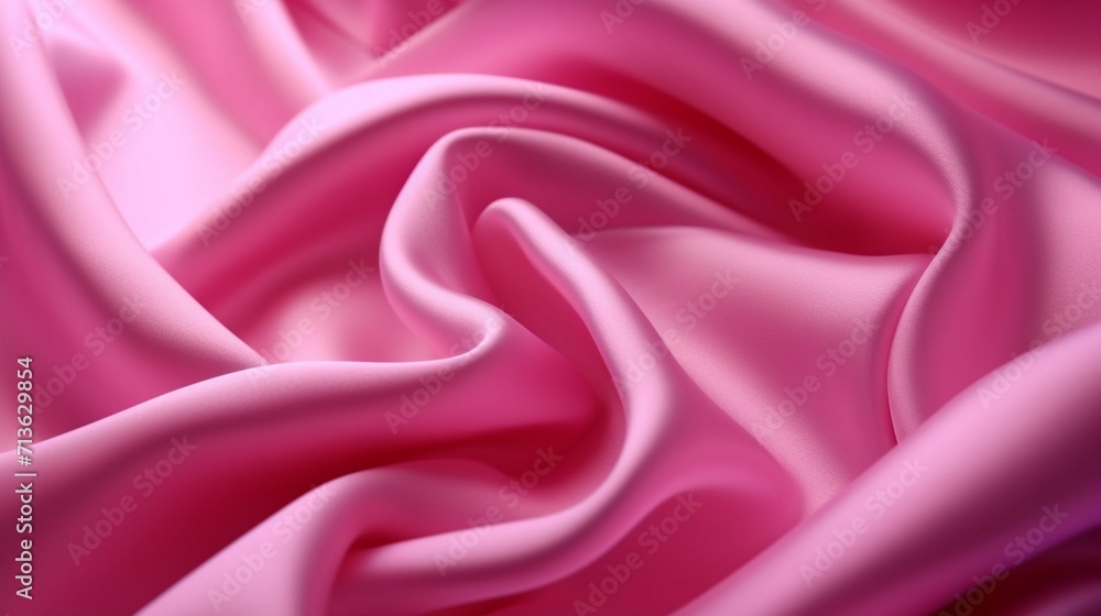Obraz premium Abstract background pink fabric Ai Generative