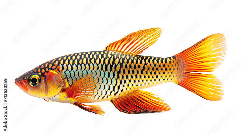 Apteronotidae fish isolated on a transparent background Apteronotidae fish isolated on a transparent background