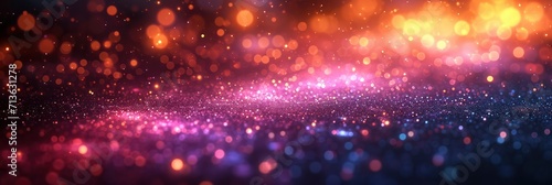 Glowing Purple Red Yellow Orange Black Abstract, Background Image, Background For Banner, HD