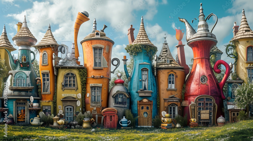 Quirky and whimsical architecture with buildings shaped like oversized ...