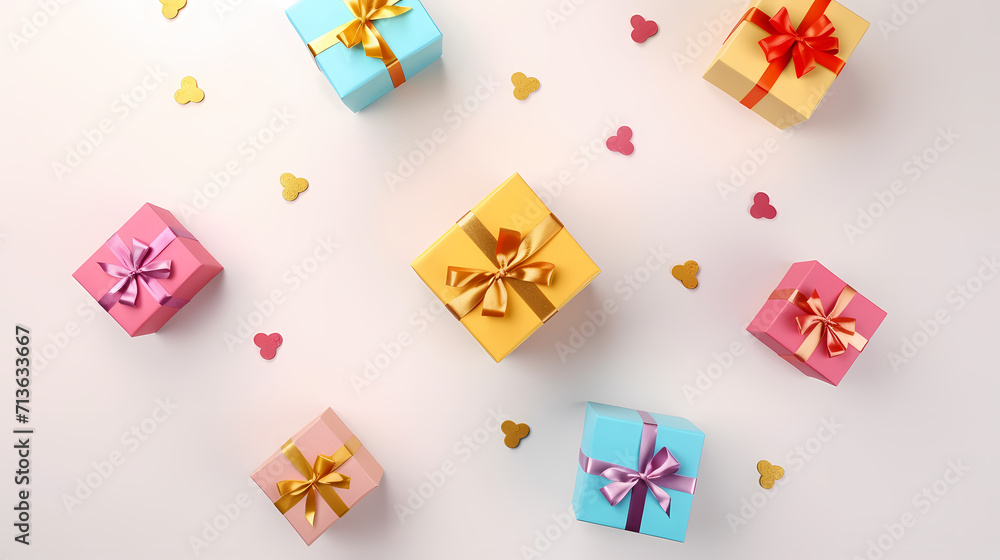 Gift background for birthdays, holiday anniversaries, Valentine's Day and weddings Gift background for birthdays, holiday anniversaries, Valentine's Day and weddings