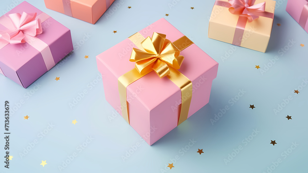 Gift background for birthdays, holiday anniversaries, Valentine's Day and weddings Gift background for birthdays, holiday anniversaries, Valentine's Day and weddings