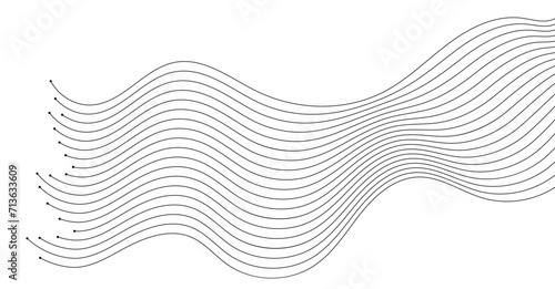 abstract wavy lines background