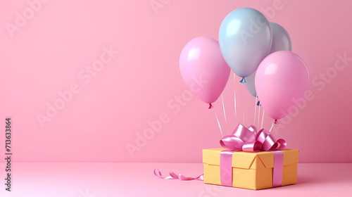 Gift background for birthdays, holiday anniversaries, Valentine's Day and weddings