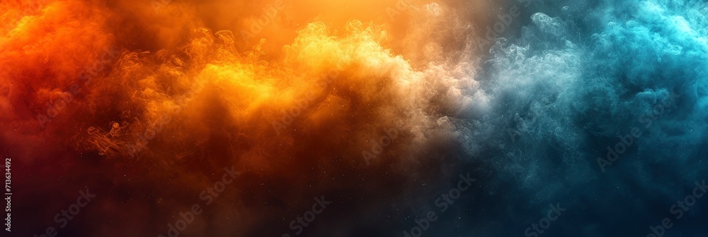 Orange Teal White Retro Grainy Vibrant Color, Background Image, Background For Banner, HD
