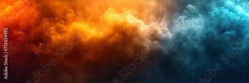 Orange Teal White Retro Grainy Vibrant Color, Background Image, Background For Banner, HD