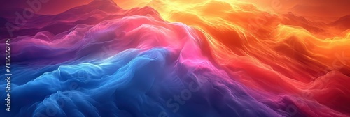 Rainbow Colors Background Abstract Vibrant Color, Background Image, Background For Banner, HD