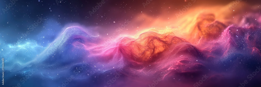 Fototapeta premium Vibrant Color Gradient Background Blue Purple Green, Background Image, Background For Banner, HD