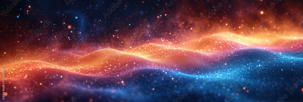 Obraz premium Vibrant Retro Psychedelic Grainy Gradient Background, Background Image, Background For Banner, HD