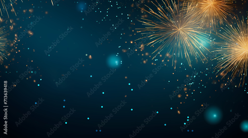 Beautiful fireworks background at night for holiday decoration Beautiful fireworks background at night for holiday decoration