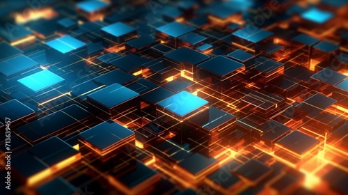 Abstract technology background Ai Generative
