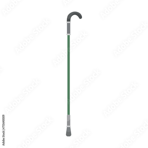 Walking stick on white background