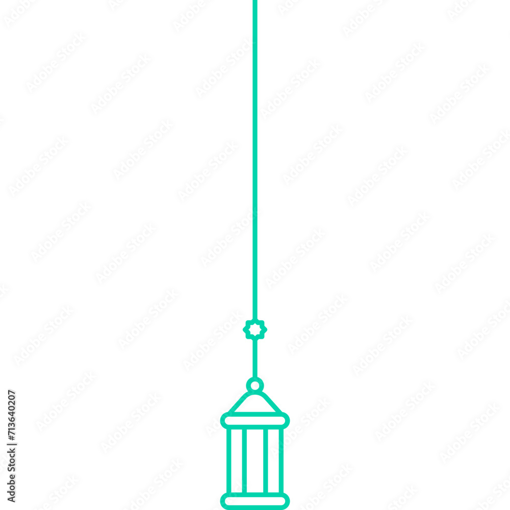 Islamic Lantern Line Islamic Lantern Line