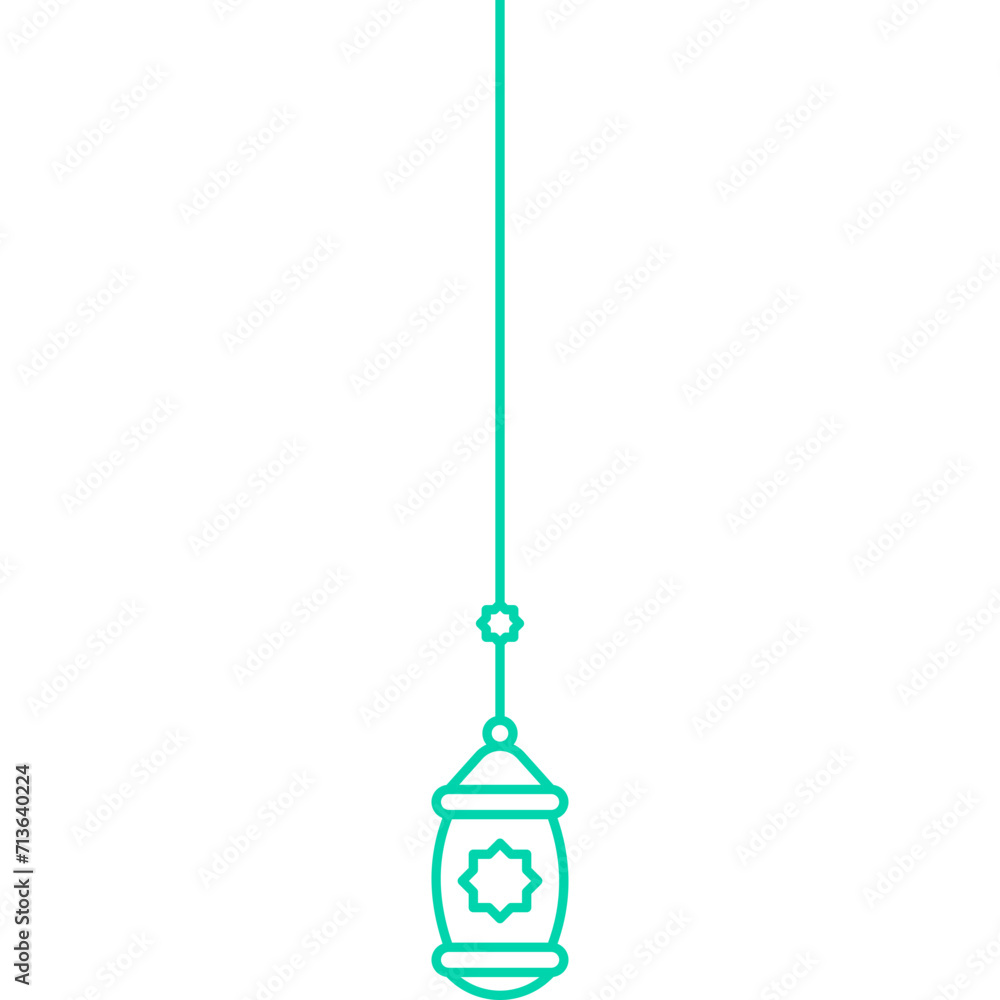 Islamic Lantern Line Islamic Lantern Line