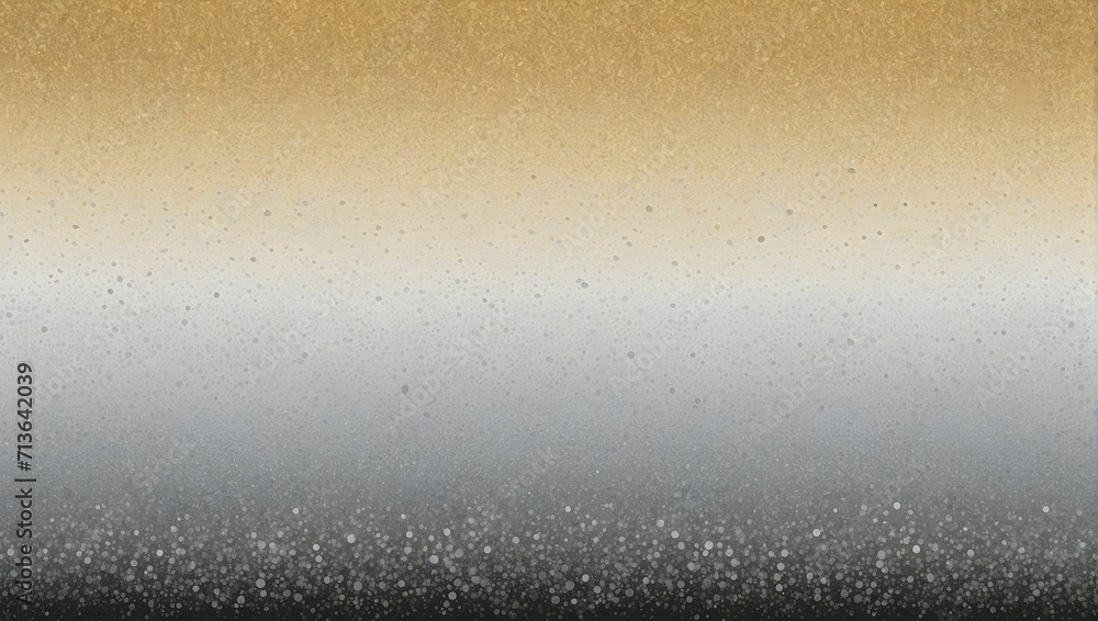Grainy, noisy, Gold, Silver gradient background. generative AI Grainy, noisy, Gold, Silver gradient background. generative AI