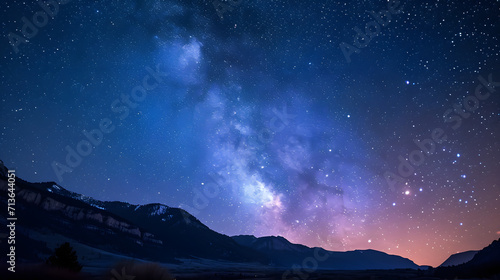 Bright starry sky © Yi_Studio