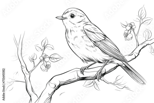 Vector art illustration Hummin bird Penguin narrow Falcon Swan Heron Woodpecker Seagull Blue Jay Cardinal Peacock Vulture Albatross Kiwi Kingfisher Canary Wren Magpie Osprey feather generative ai	
