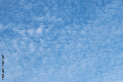 gentle air clouds in the blue sky