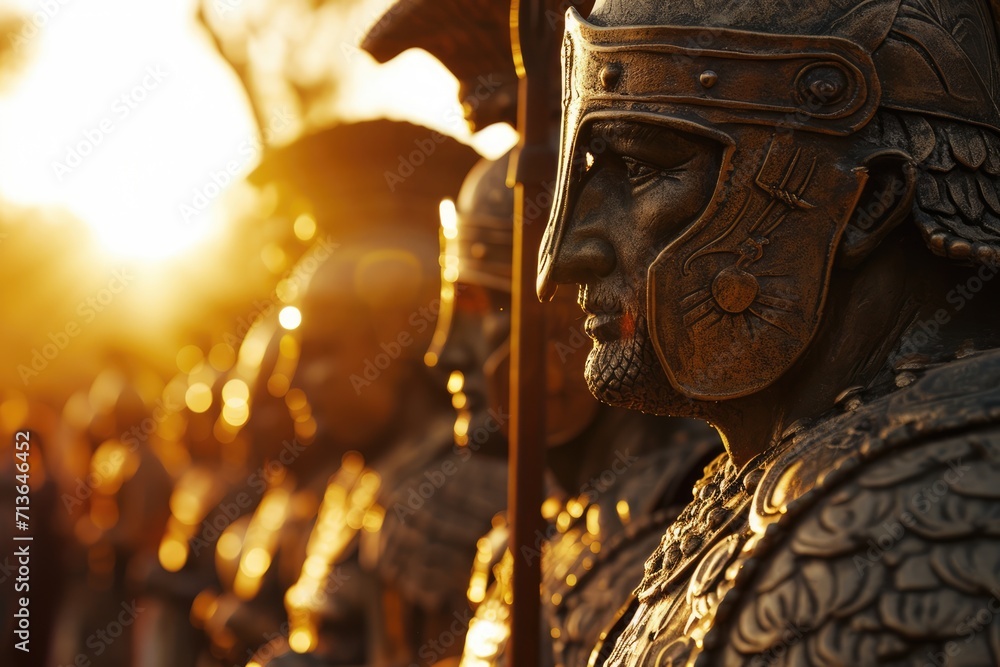 Φωτογραφία The Alps Conquest: Cinematic Scene of Hannibal Barca, Carthaginian General in Hi