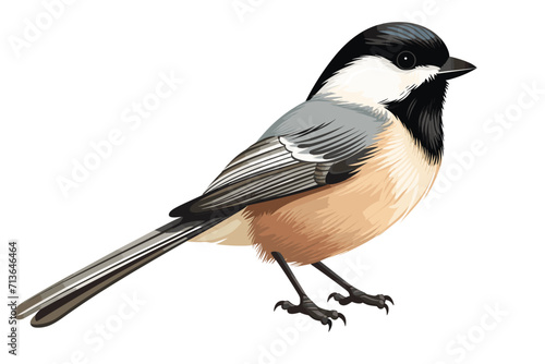 Vector art illustration Hummin bird Penguin narrow Falcon Swan Heron Woodpecker Seagull Blue Jay Cardinal Peacock Vulture Albatross Kiwi Kingfisher Canary Wren Magpie Osprey feather generative ai 