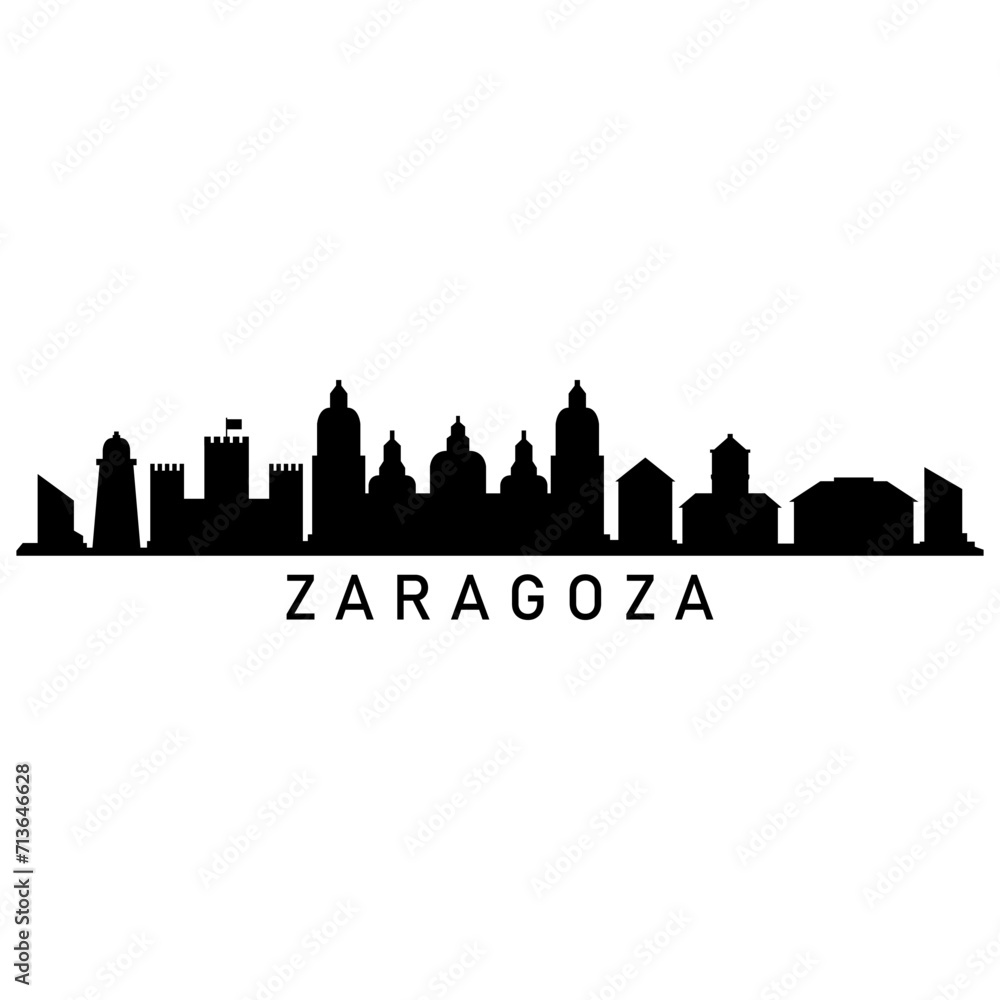 Fototapeta premium Zaragoza skyline