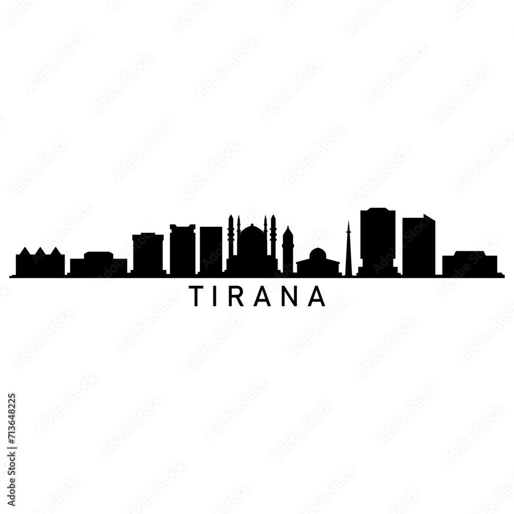 Tirana skyline