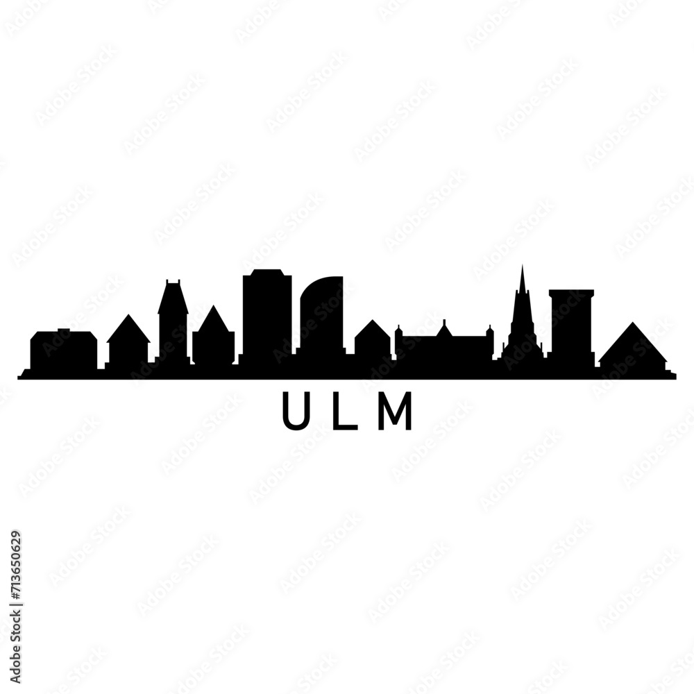 Obraz premium Ulm skyline
