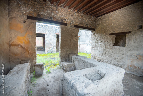 Thermopolium in Pompeii - Italy photo