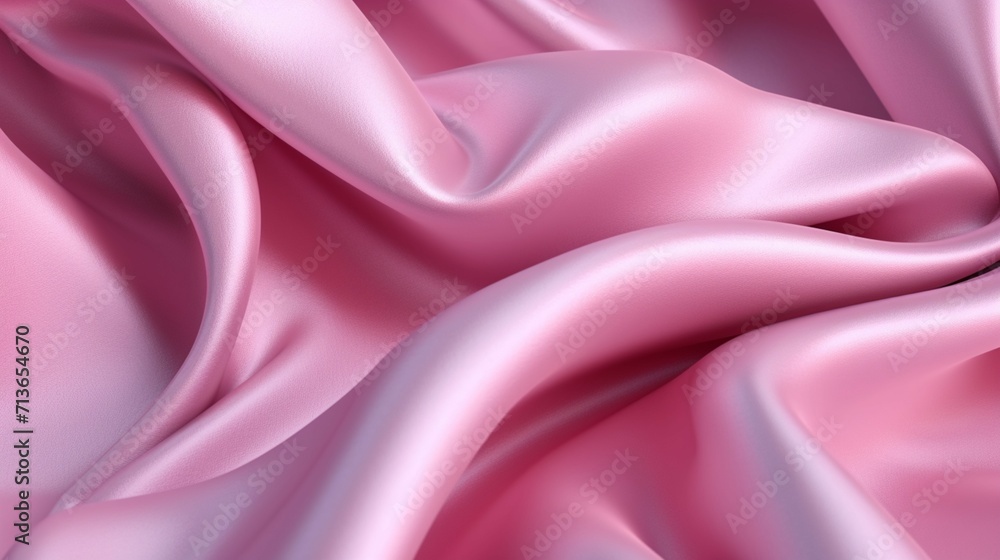Fototapeta premium Abstract background pink color fabric Ai Generative