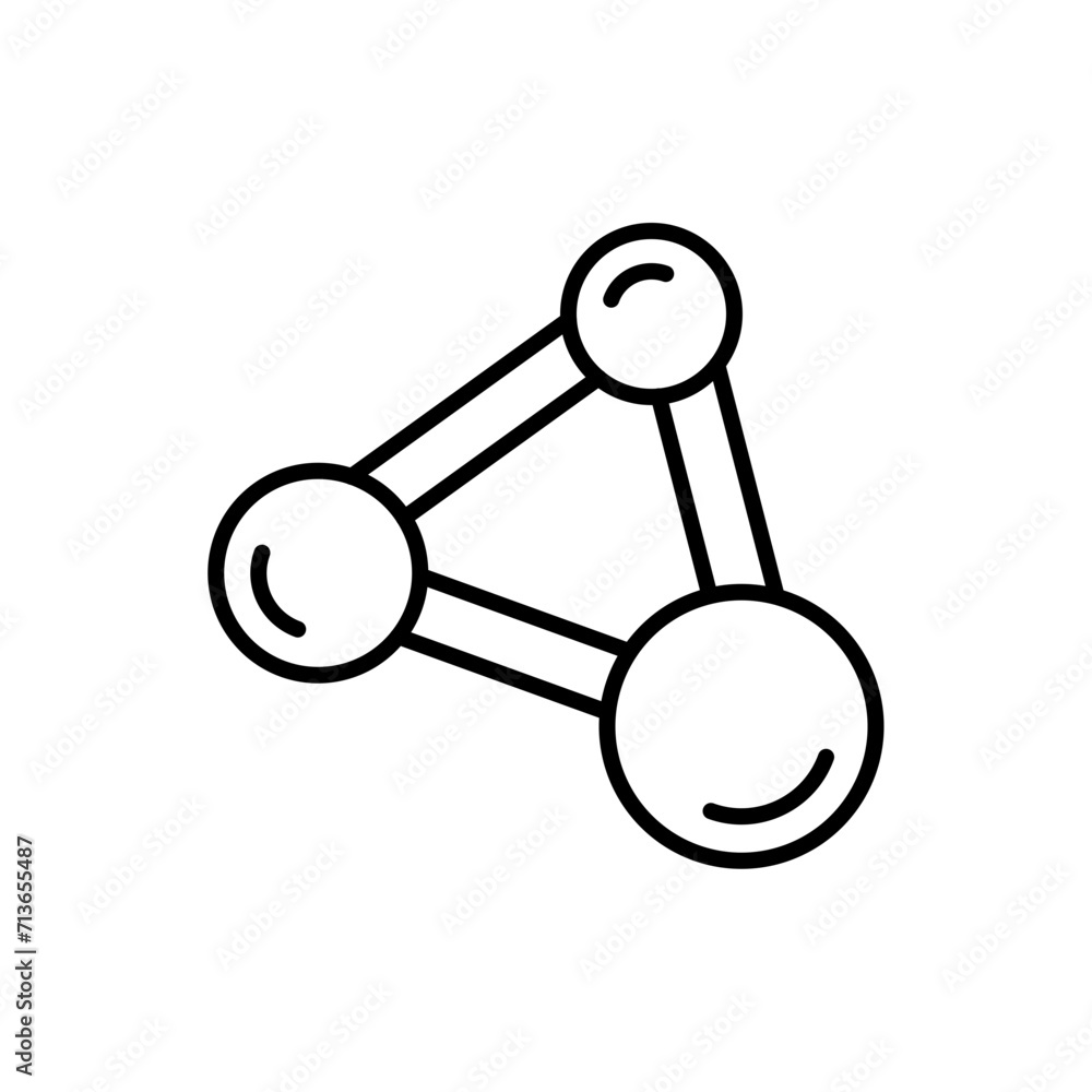 Molecule outline icons, minimalist vector illustration ,simple transparent graphic element .Isolated on white background Molecule outline icons, minimalist vector illustration ,simple transparent graphic element .Isolated on white background