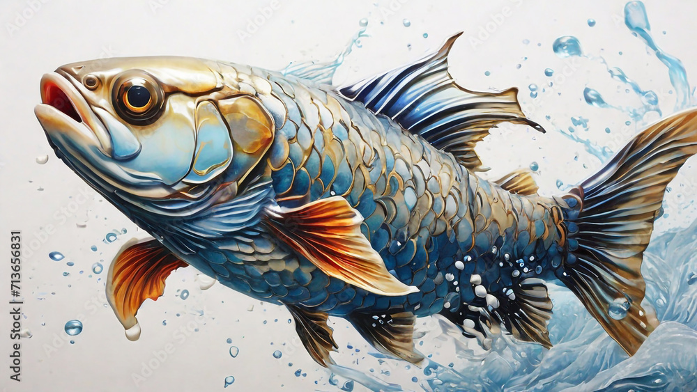 Fototapeta premium fish in aquarium