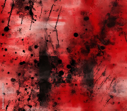 Red and Black Acid Wash, Fabric Pattern, Seamless Pattern.
