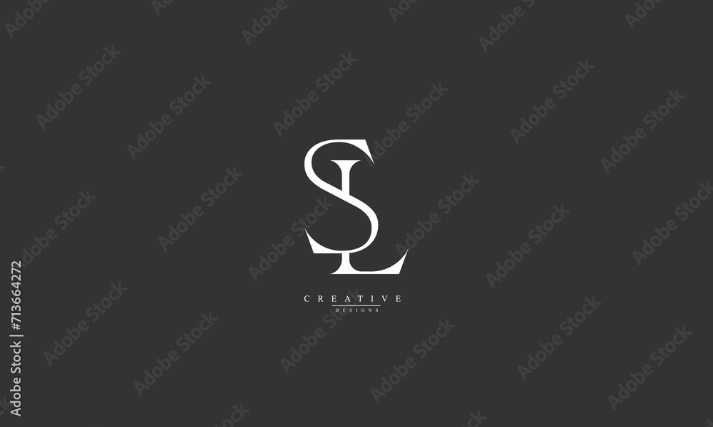 Alphabet letters Initials Monogram logo SL LS S L Alphabet letters Initials Monogram logo SL LS S L