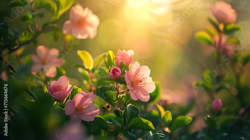 Pétalas delicadas e vibrantes desabrocham sob o calor do sol cada flor exalando uma elegância etérea