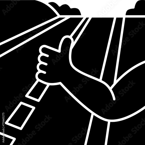 hitchhiking  icon