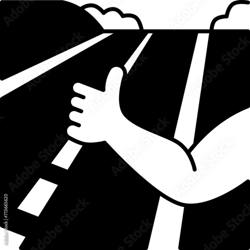 hitchhiking  icon