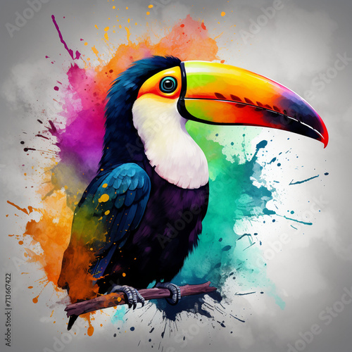 Colorful toucan1 © algraphic