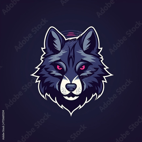 logo icon wolf mascot15 © algraphic
