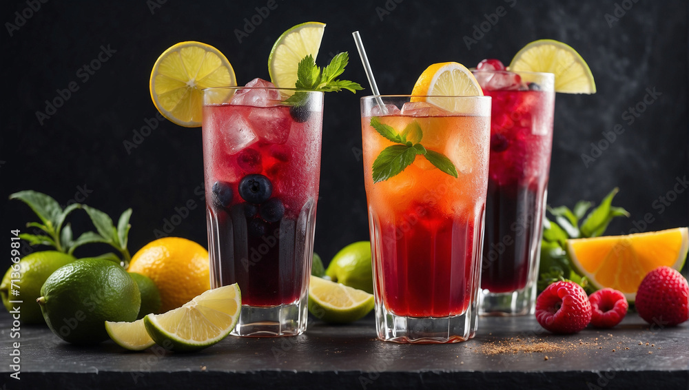 Refreshing Summer Cocktail, Cocktail Party colorful drinks Refreshing Summer Cocktail, Cocktail Party colorful drinks