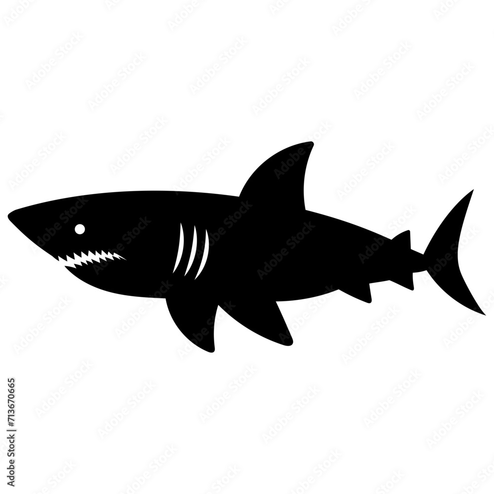 shark silhouette isolated illustrator shark silhouette isolated illustrator