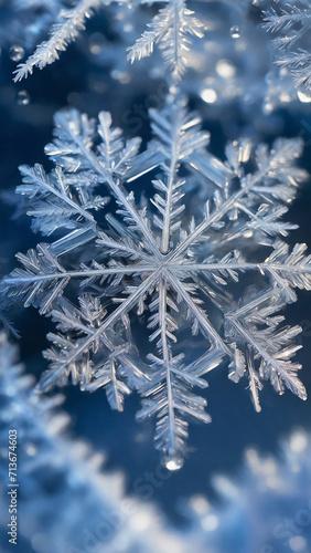 snowflake on the snow © Nipun Sangeeth