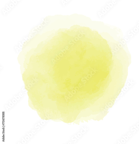 abstract yellow watercolor hand drawn background © sofia rahayu