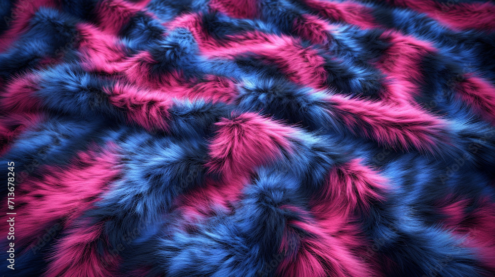 red and blue fabric