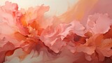 Abstract background with pink and orange tones resembling bloom